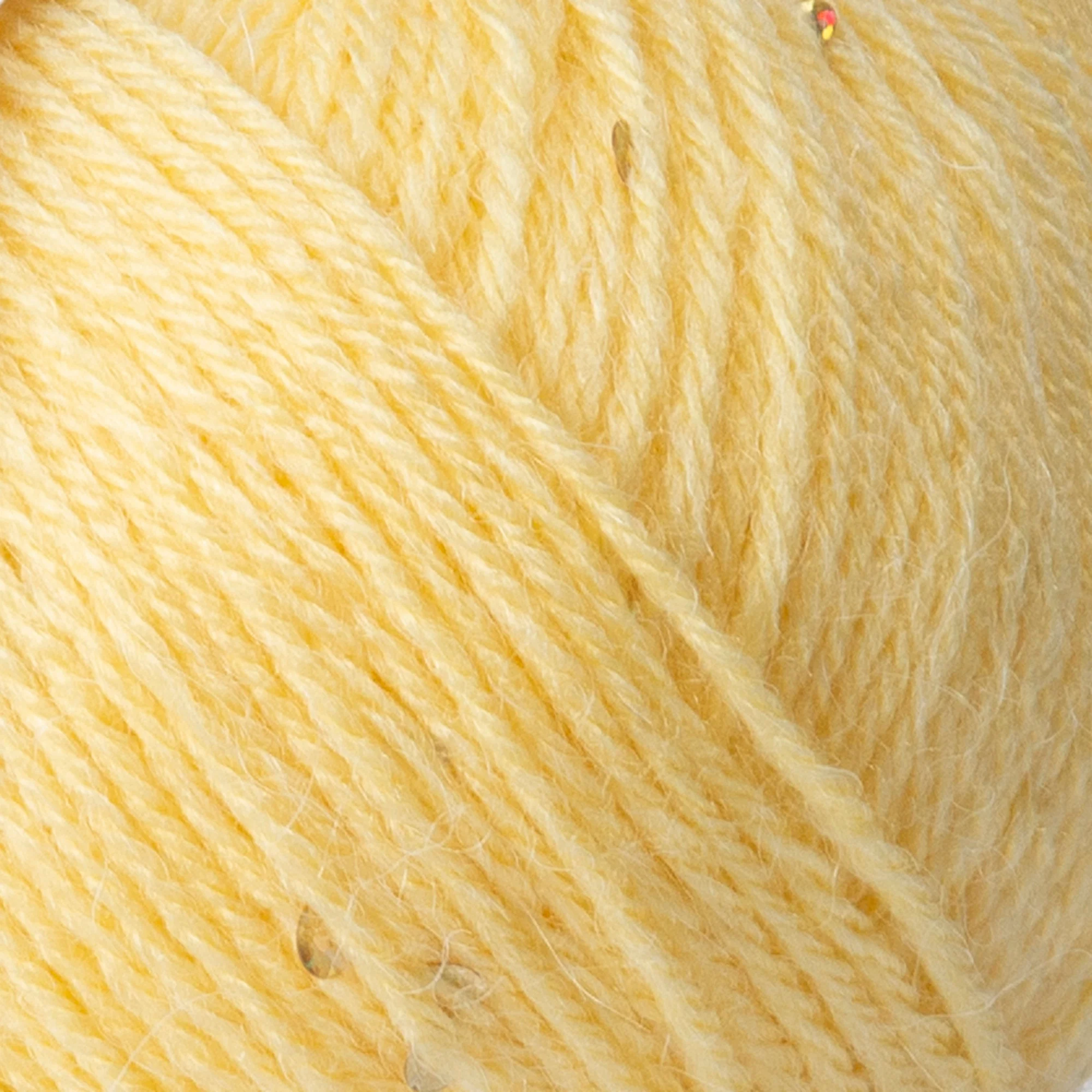 YarnArt Alpaca Gold Paillettes Hand Knitting Yarn , Yellow - 9318 - Image 2
