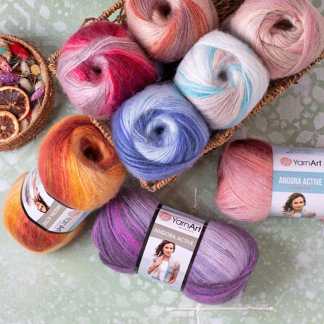YarnArt Angora Active Knitting Yarn, Brown - 849 - Image 4