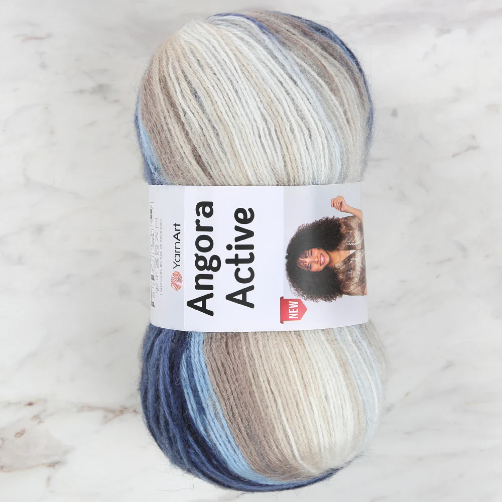 YarnArt Angora Active Knitting Yarn, Variegated -Â 859