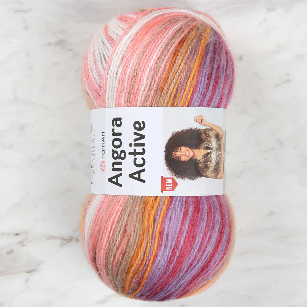 YarnArt Angora Active Knitting Yarn, Variegated -Â 860