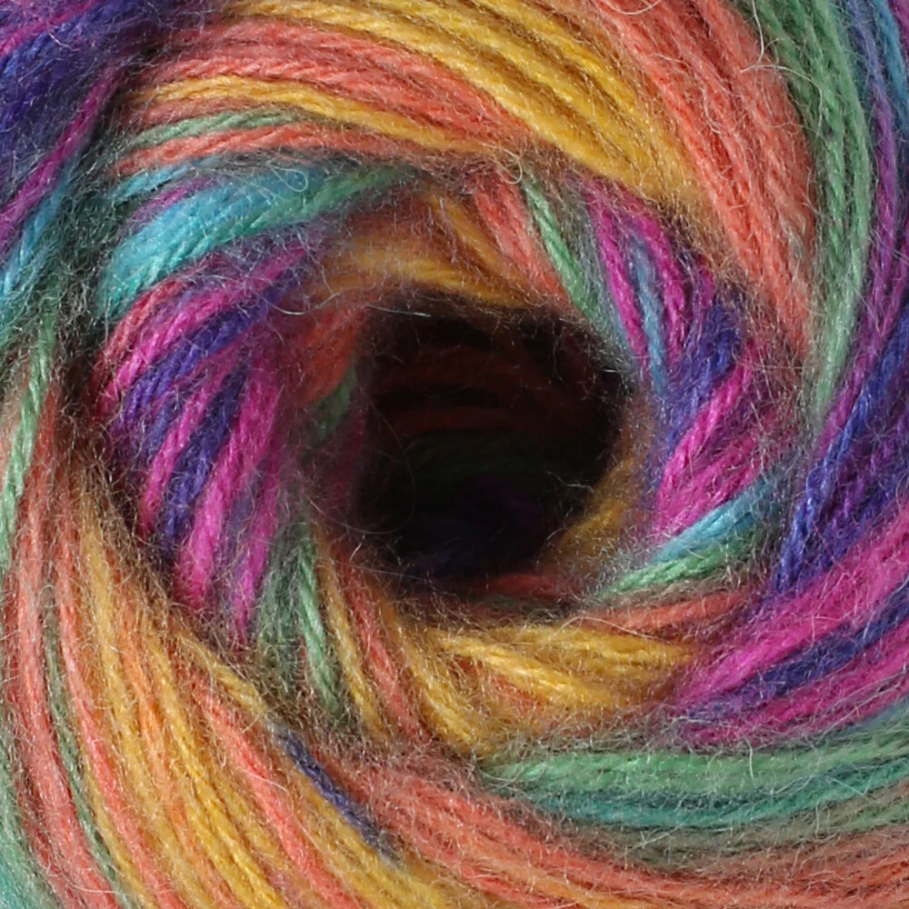 YarnArt Angora Active Knitting Yarn, Variegated - 850 - Image 3