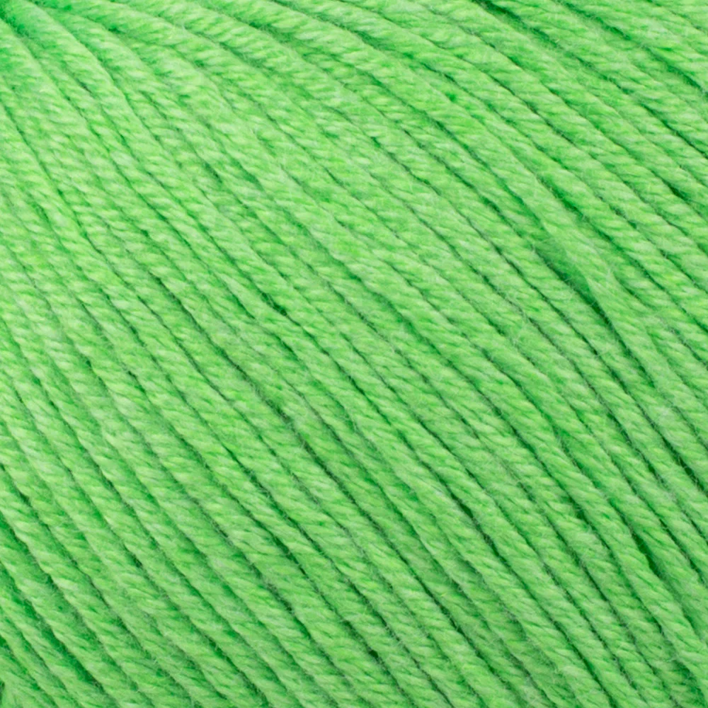 YarnArt Baby Cotton Knitting Yarn, Neon Green - 438 - Image 2