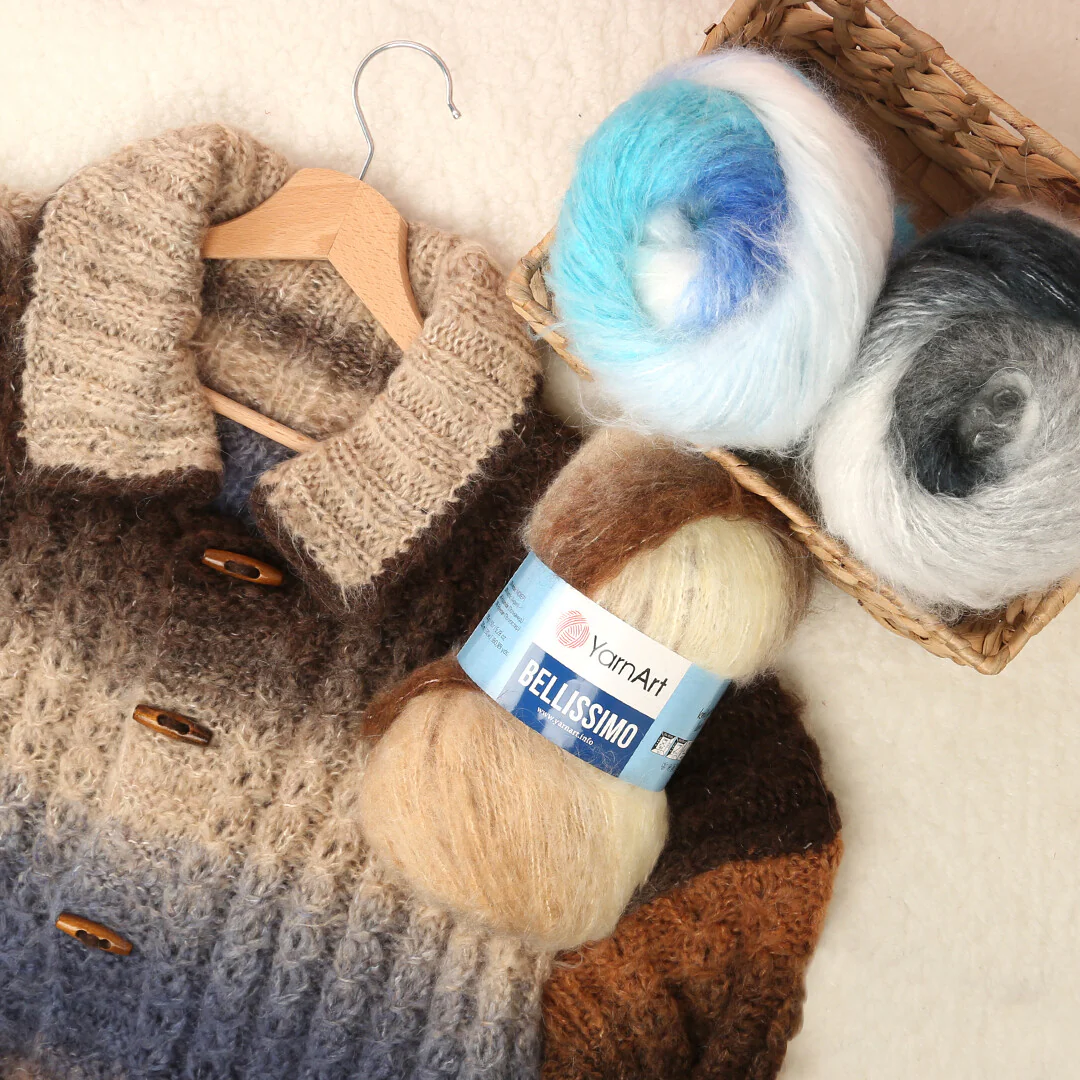 Yarnart Bellissimo Yarn, Variegated - 1409 - Image 4