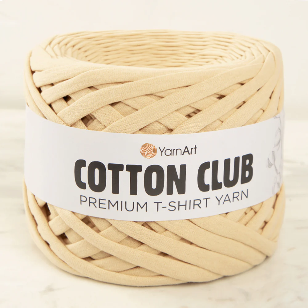 Yarnart COTTON CLUB T-Shirt Yarn Cream-7313