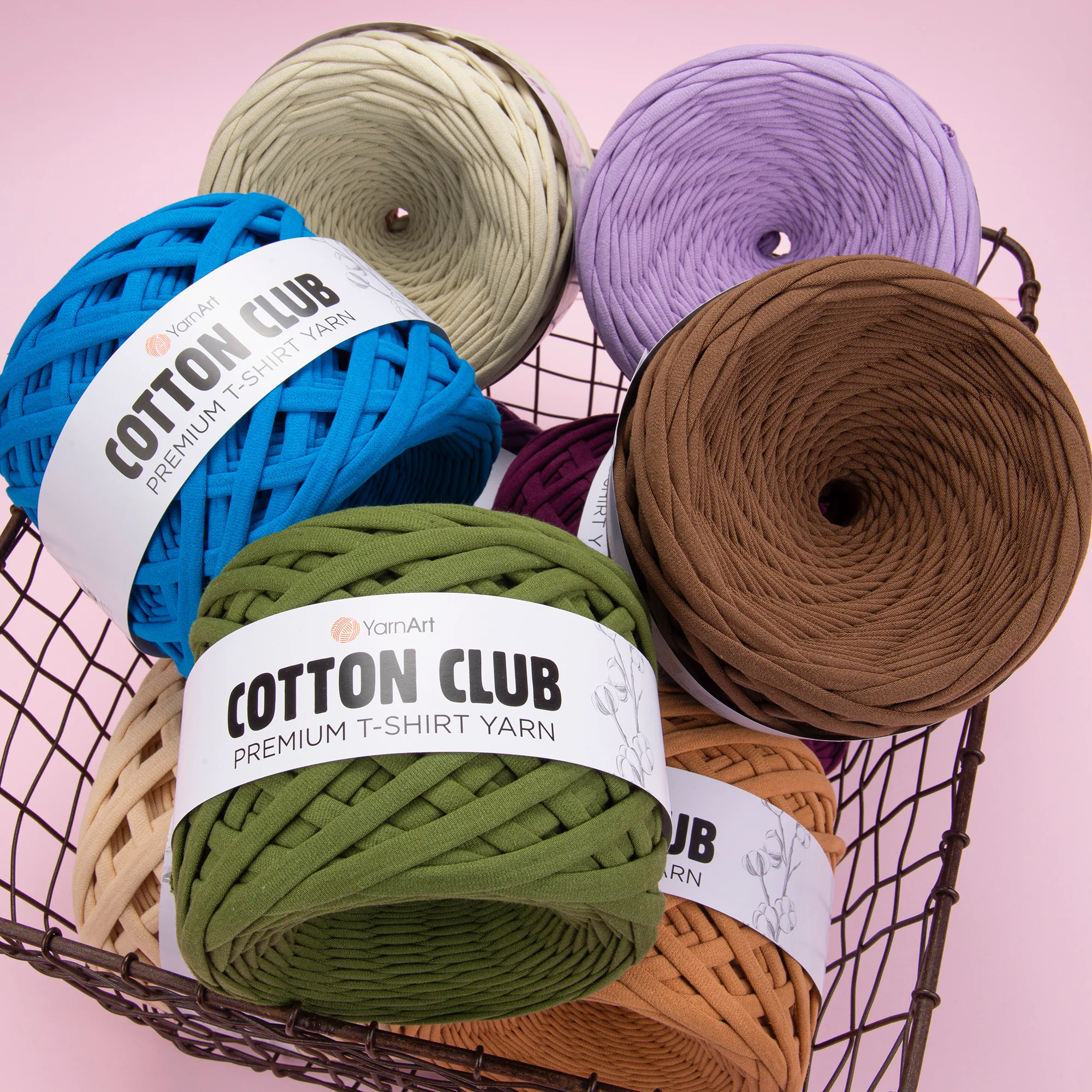 Yarnart COTTON CLUB T-Shirt Yarn Cream-7313 - Image 4