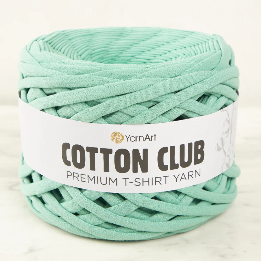 Yarnart COTTON CLUB T-Shirt Yarn Green-7356