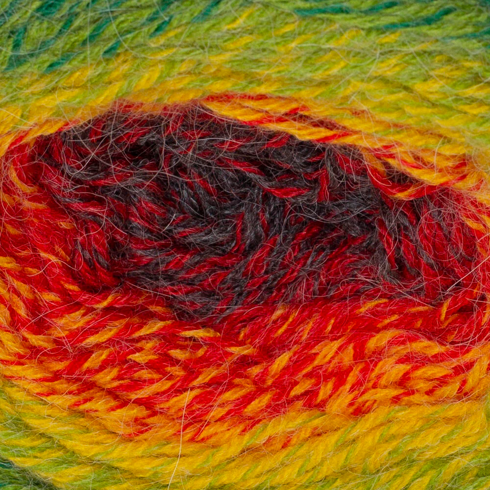 Yarnart Flowers Alpaca 250 Gr Knitting Yarn, Variegated - 430 - Image 2