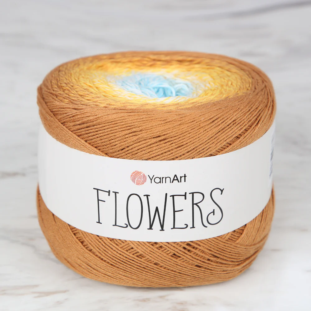 YarnArt Flowers Cotton Gradient Yarn - 309