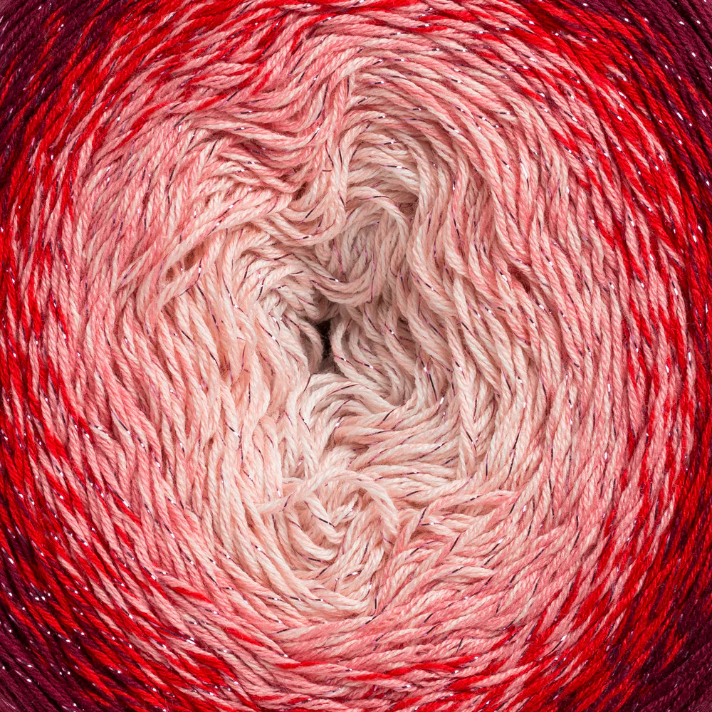 YarnArt Flowers Moonlight Cotton Lurex (Glitter) Gradient Yarn - 3269 - Image 2