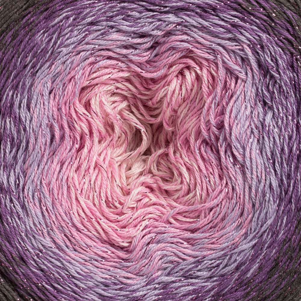 YarnArt Flowers Moonlight Cotton Lurex (Glitter) Gradient Yarn - 3276 - Image 2