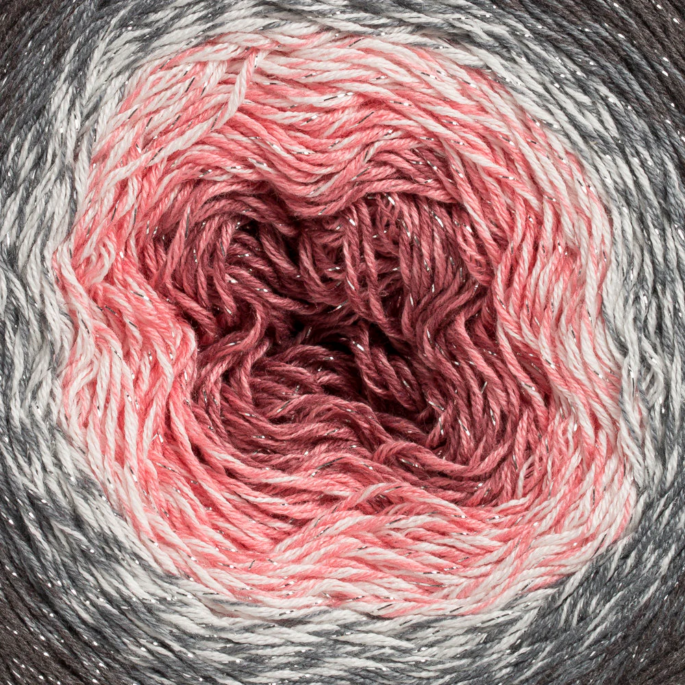 YarnArt Flowers Moonlight Cotton Lurex (Glitter) Gradient Yarn - 3279 - Image 2