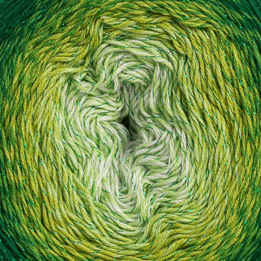 YarnArt Flowers Moonlight Cotton Lurex (Glitter) Gradient Yarn - 3283-1 - Image 2
