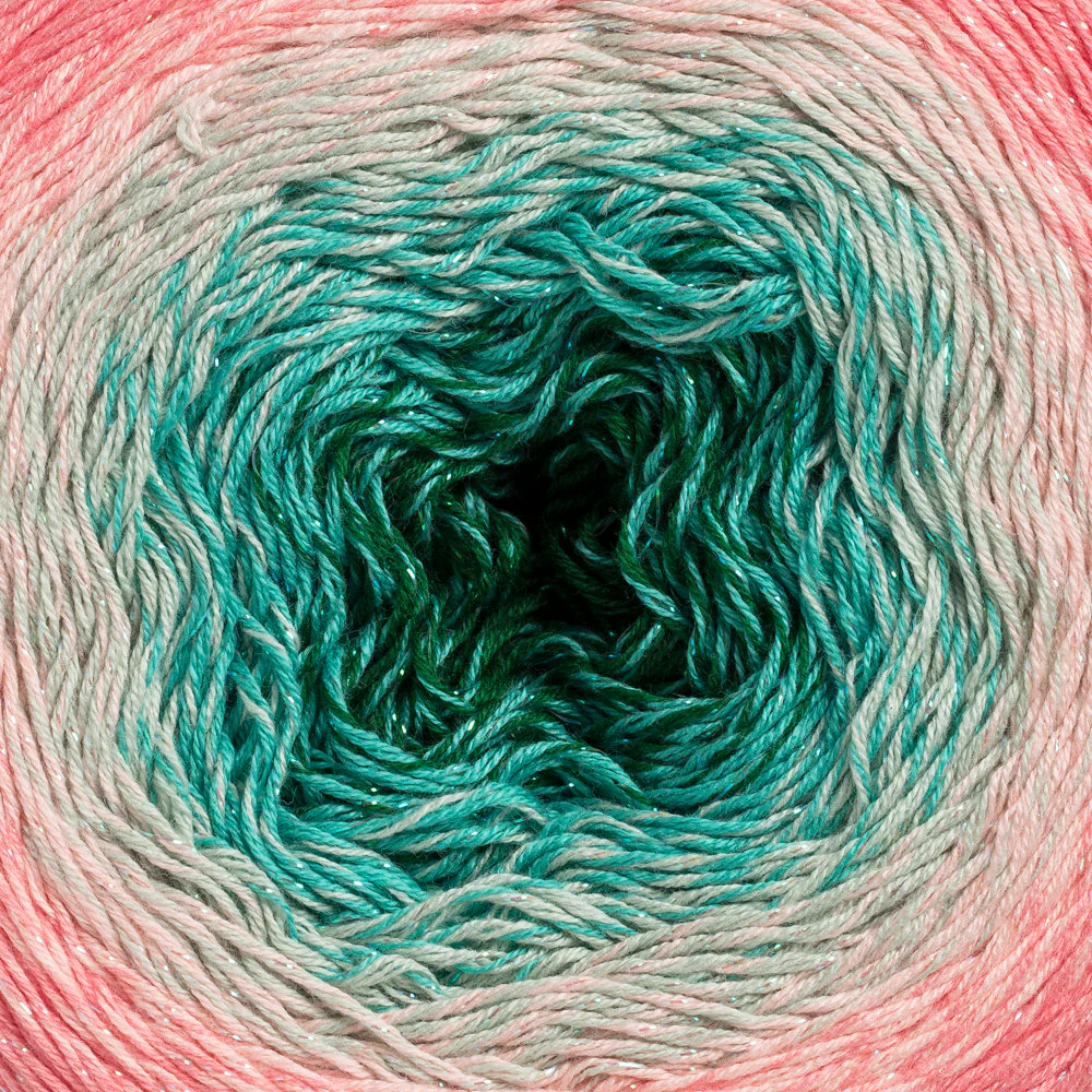 YarnArt Flowers Moonlight Cotton Lurex (Glitter) Gradient Yarn - 3292 - Image 2