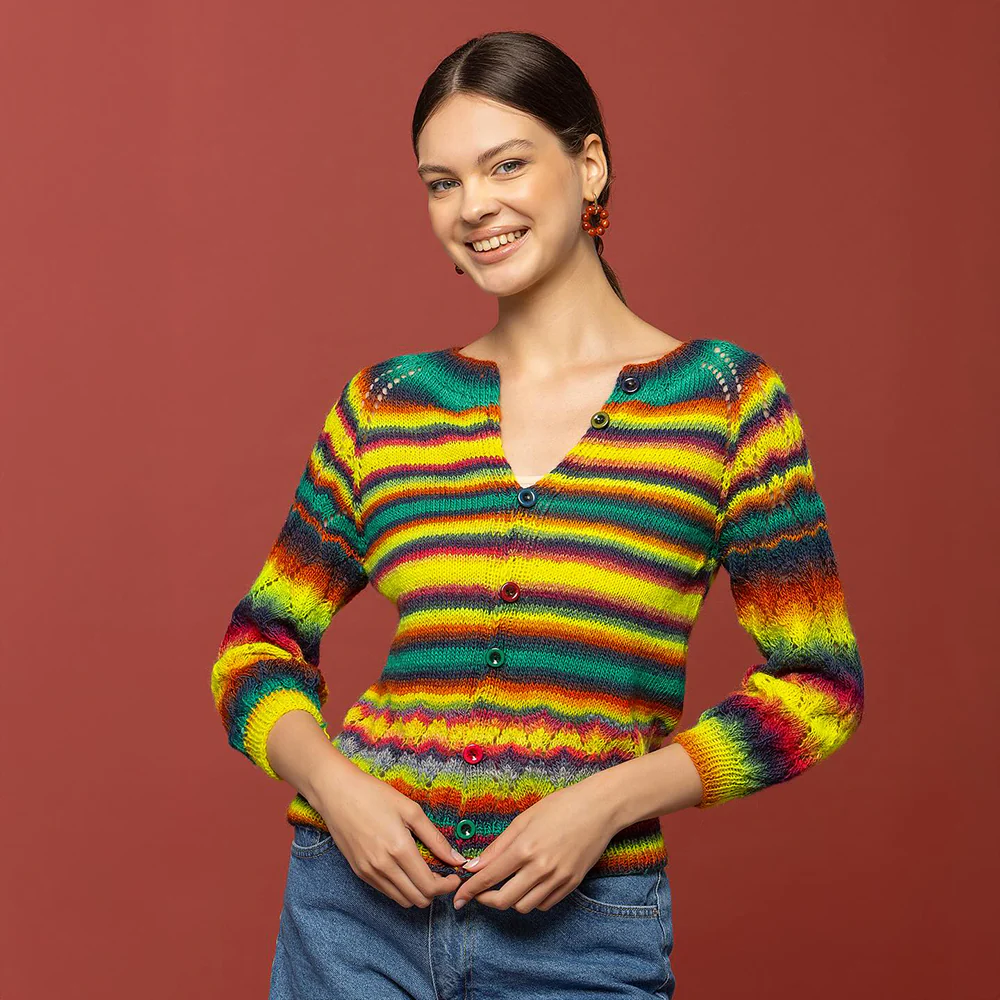 Yarnart Forza Festival Variegated Hand Knitting Yarn - 2909 - Image 4