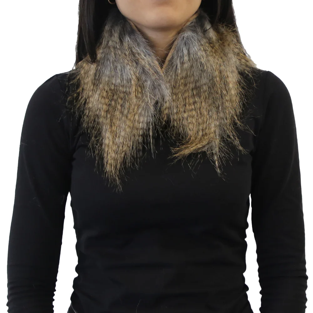 Yarnart Full Roll - Faux Fur Collar Beige - F504 -1