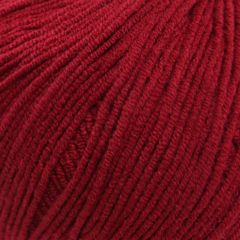 YarnArt Jeans Knitting Yarn, Claret Red - 66 - Image 2