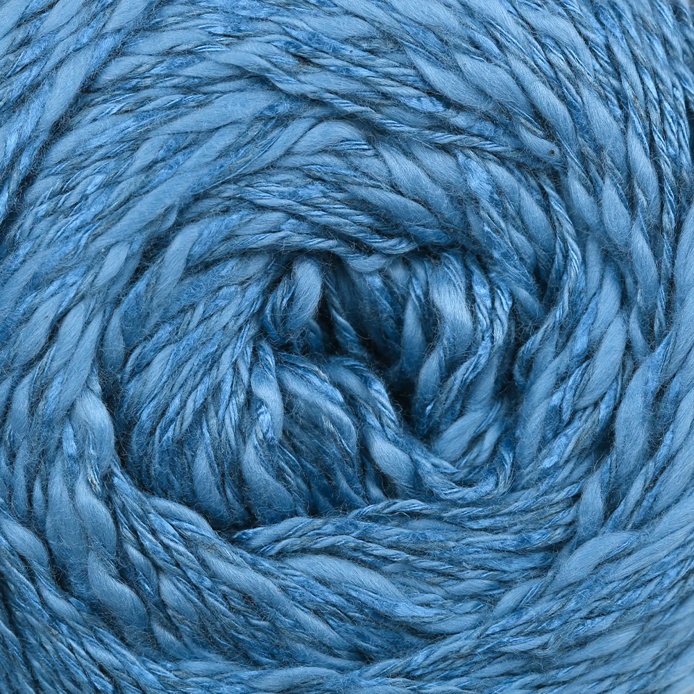 YarnArt Linen Soft Hand Knitting Yarn ,Blue 7318 - Image 2