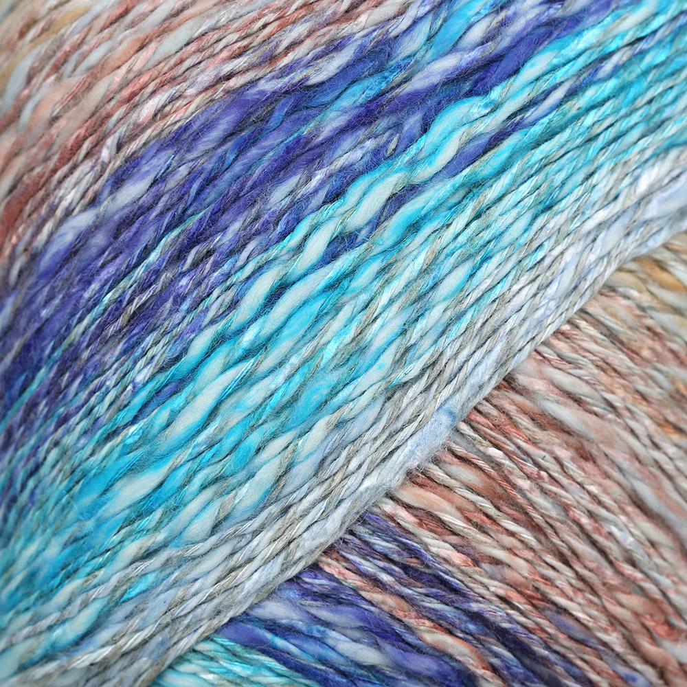 YarnArt Linen Soft Hand Knitting Yarn ,Variegated 7402 - Image 2