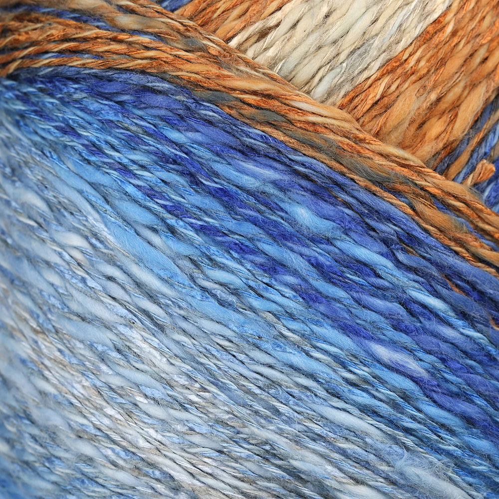 YarnArt Linen Soft Hand Knitting Yarn ,Variegated  7411 - Image 2