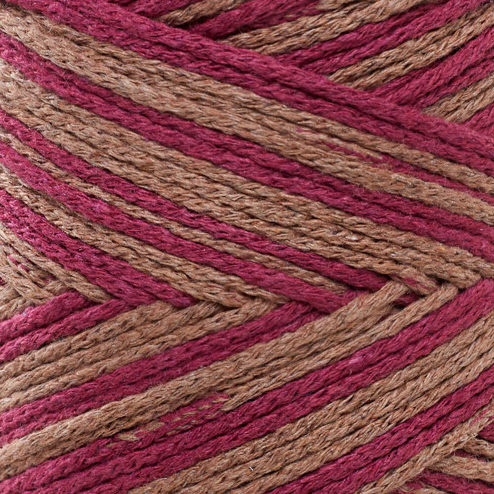 YarnArt Macrame Cotton Jazz Yarn, Variegated - 1206 - Image 2