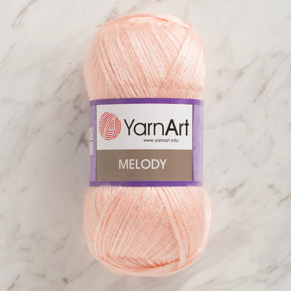 YarnArt Melody Yarn, Light Pink - 896