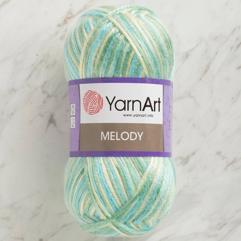 YarnArt Melody Yarn, Variegated - 909