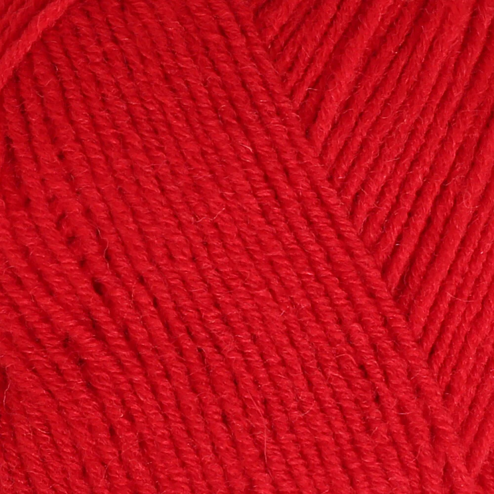Yarnart Merino de Luxe / 50 Yarn, Red - 156 - Image 2
