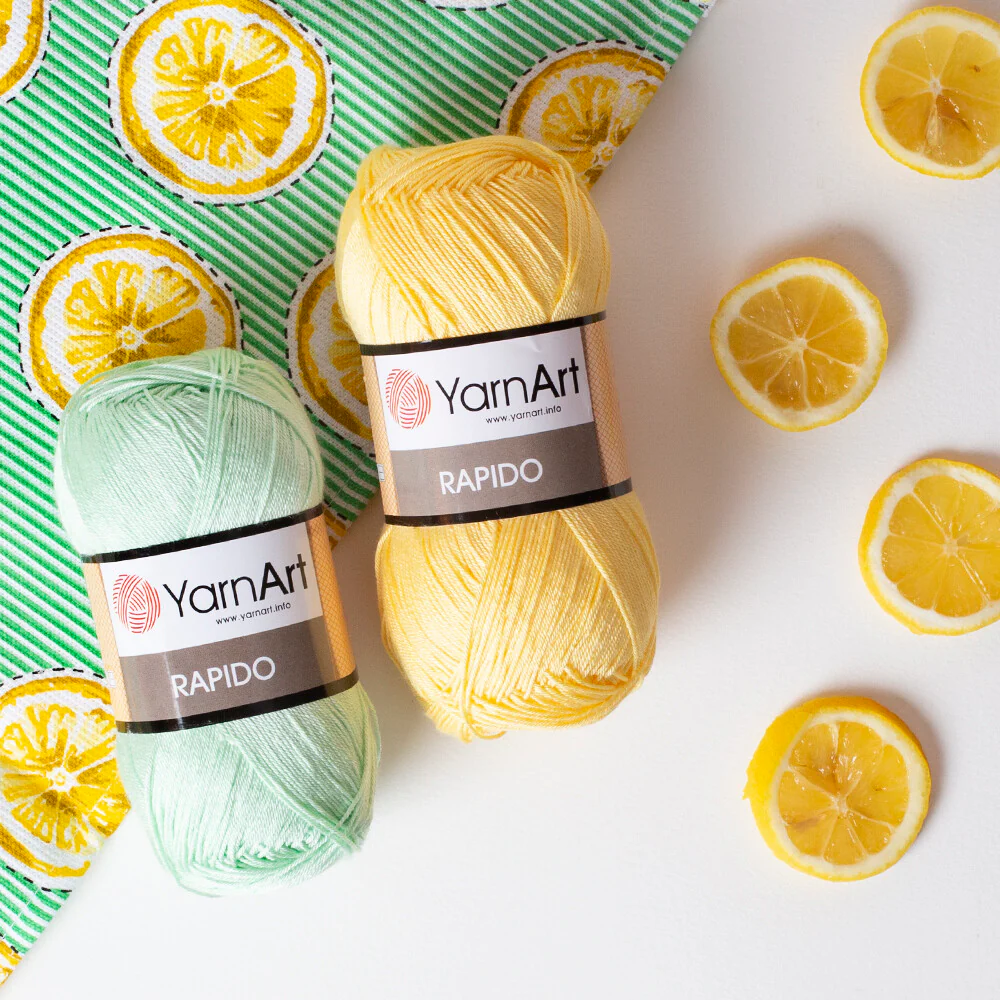 YarnArt Rapido Knitting Yarn, Green - 691 - Image 3
