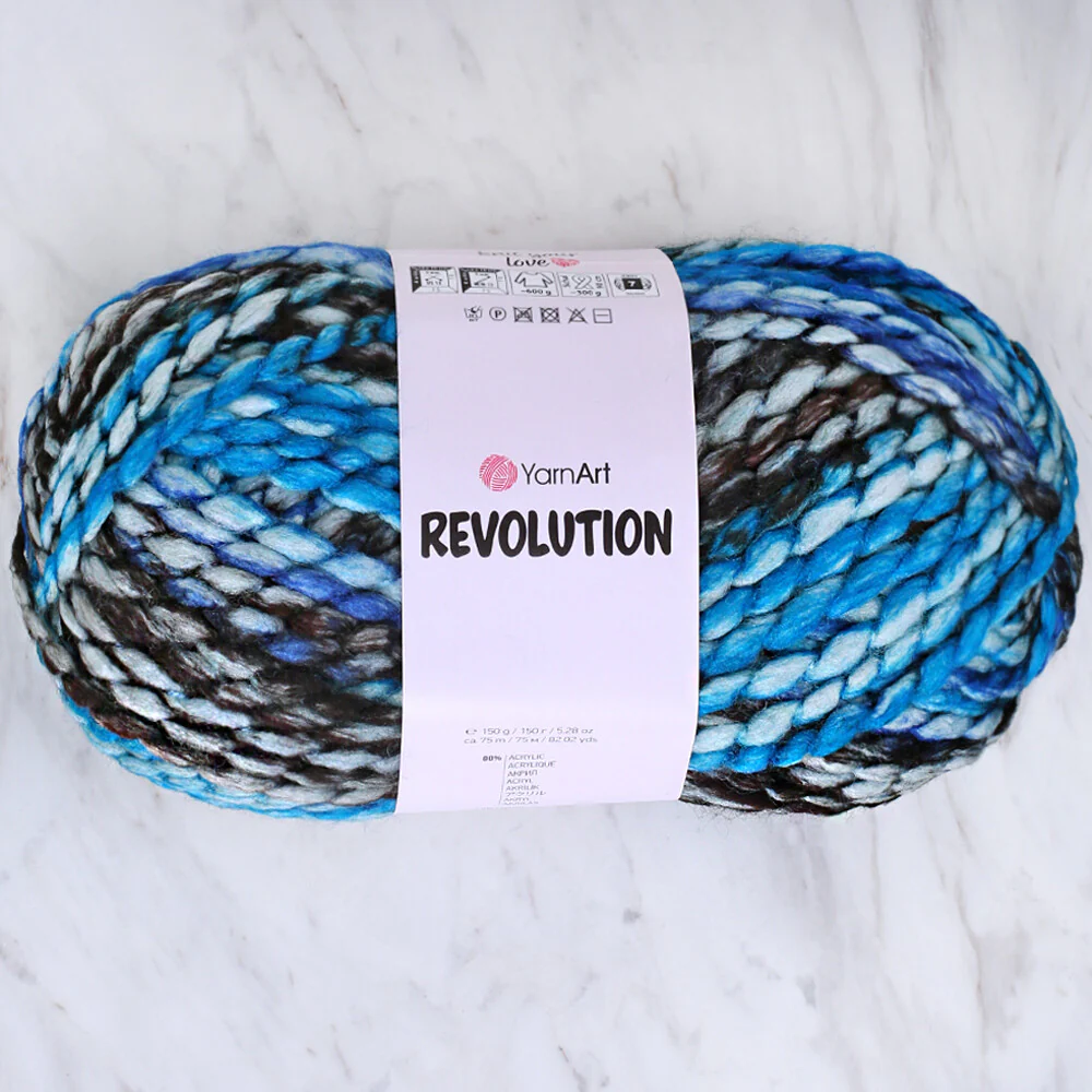Yarnart Revolution Knitting Yarn - Variegated- 1601