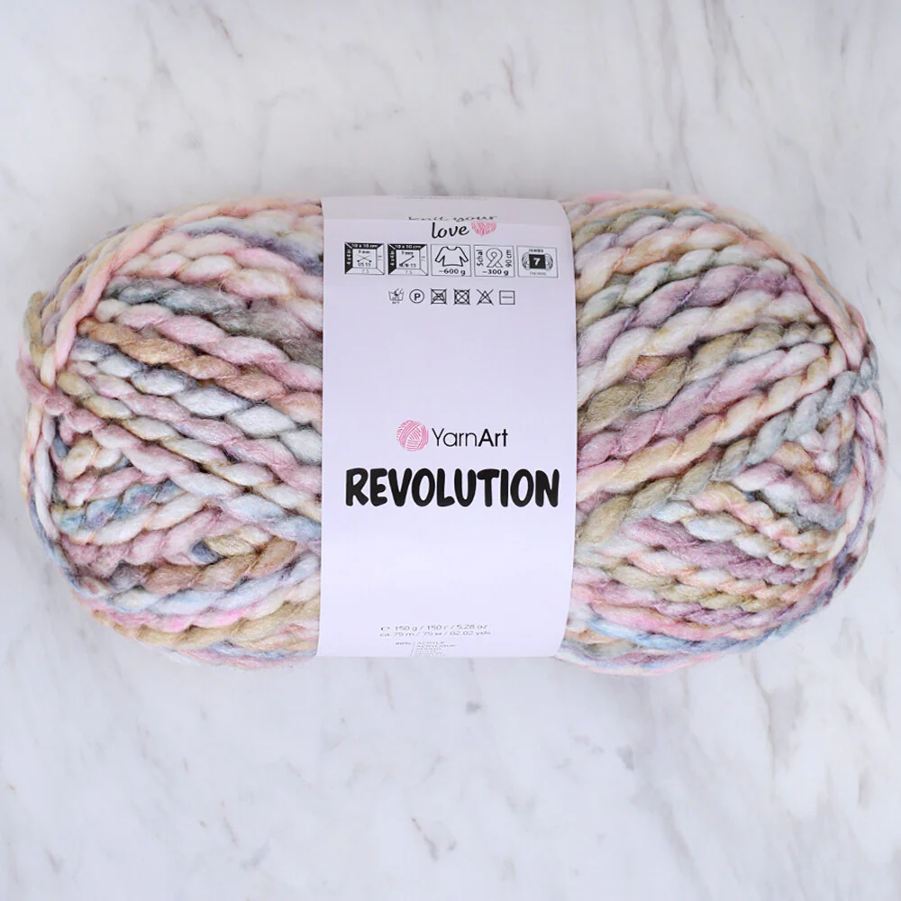 Yarnart Revolution Knitting Yarn - Variegated- 1606