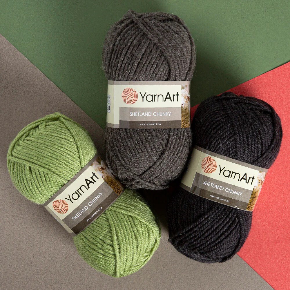 YarnArt Shetland Chunky Yarn, Navy Blue - 634 - Image 3