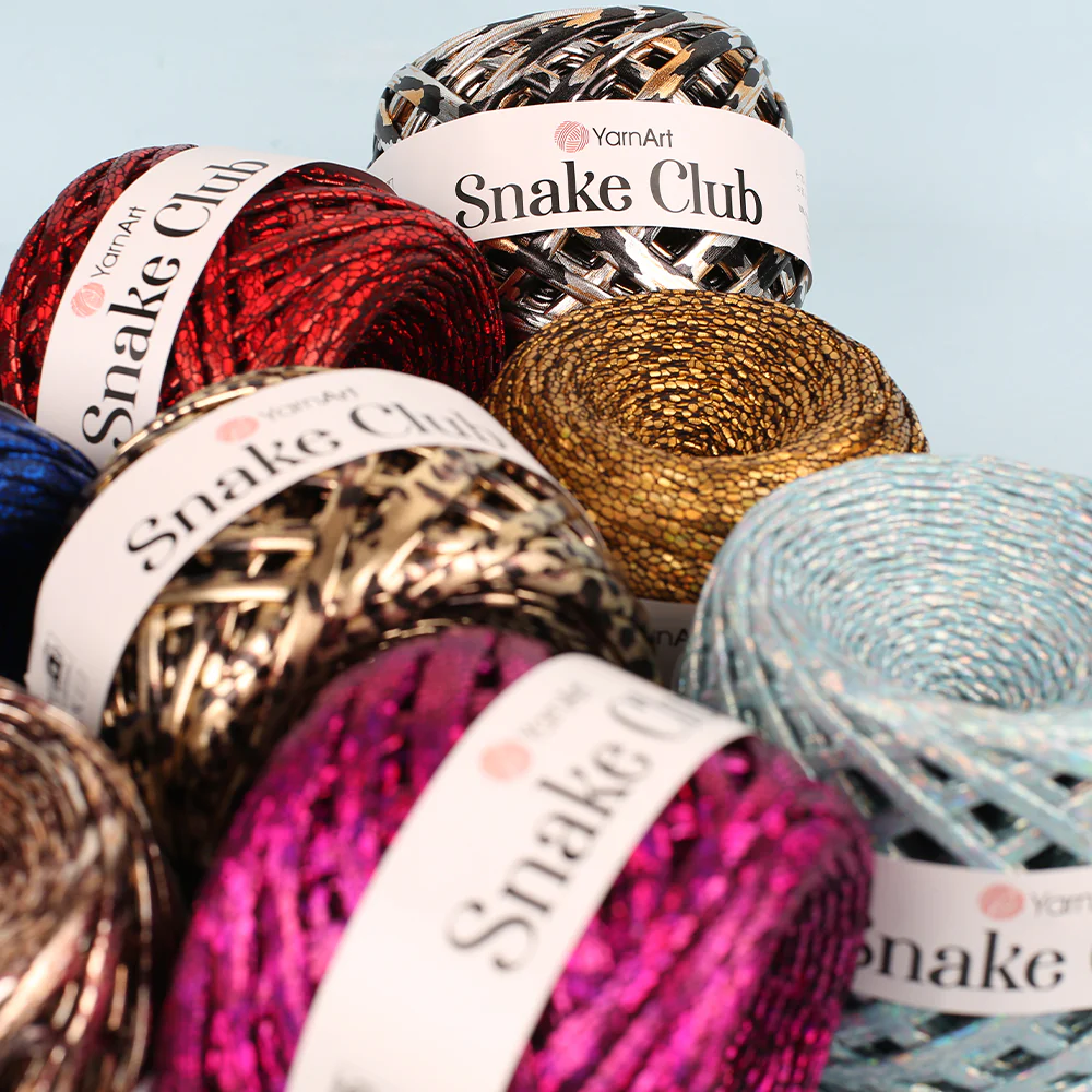 YarnArt Snake Club Sax Blue Rope - 5109 - Image 3