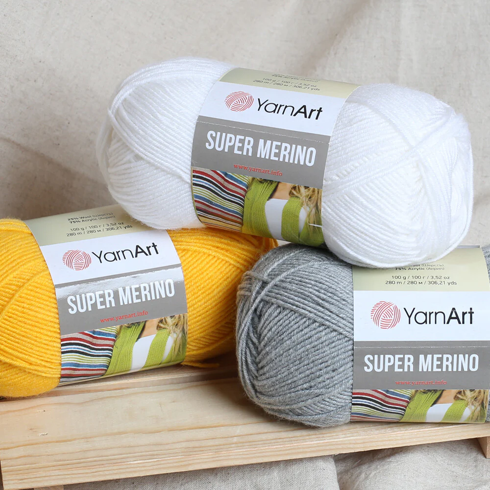 Yarnart Super Merino Yarn, Anthracite - 774 - Image 3