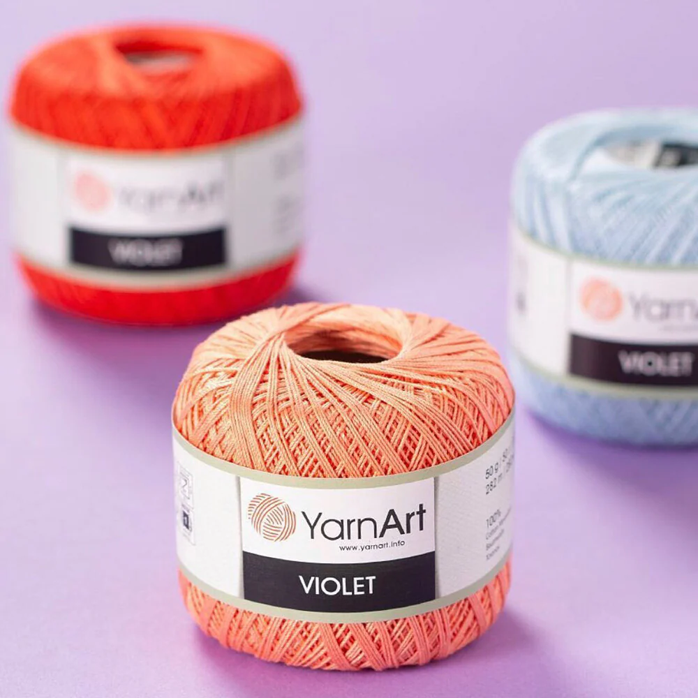 YarnArt Violet Yarn, Pinkish Orange - 6322 - Image 4